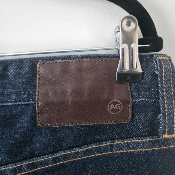 AG Adriano Goldschmied The Matchbox Slim Straight Dark Wash Jeans Size 34X34 - Picture 7 of 12